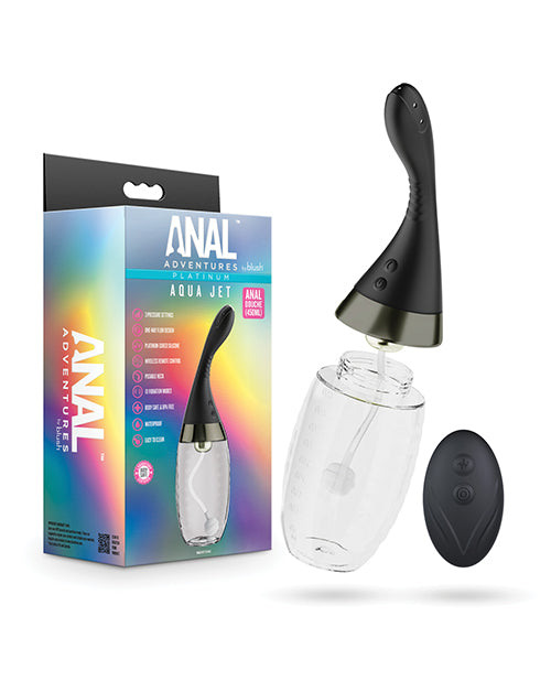 Anal Adventures Platinum Aqua Jet - Black