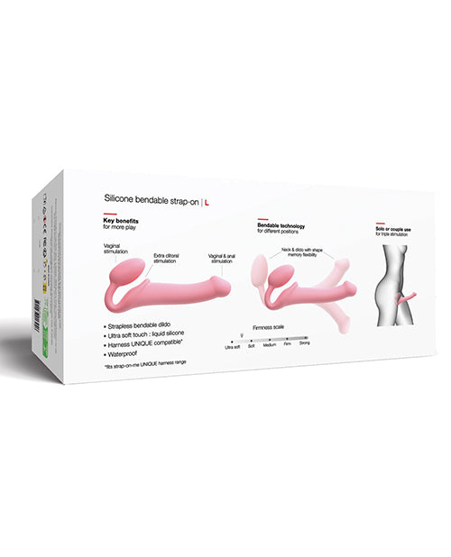 Strap-on-Me Semi-Realistic Bendable Strap-on - Pink