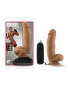 Blush Coverboy MMA Fighter 7" Vibrating Realistic Cock - Mocha