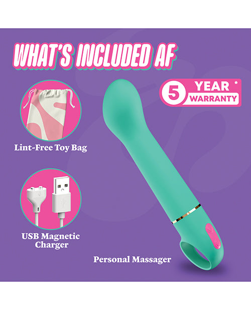 Aria - Flirty AF 2.0 - Rechargeable Vibe - Teal