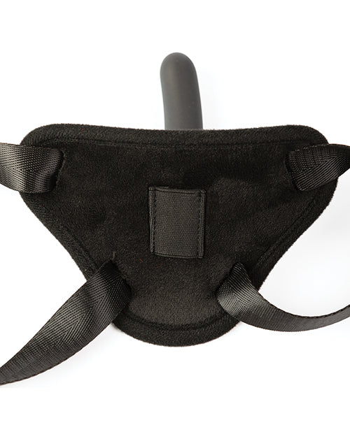 Sei Mio Perfectly Pegged Beginners Strap-On Harness & 5" Dildo - Black