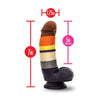 Blush Avant P9 Bear Pride Dildo - Multi Color