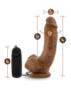 Blush Coverboy The Boxer 9" Vibrating Realistic Cock - Mocha
