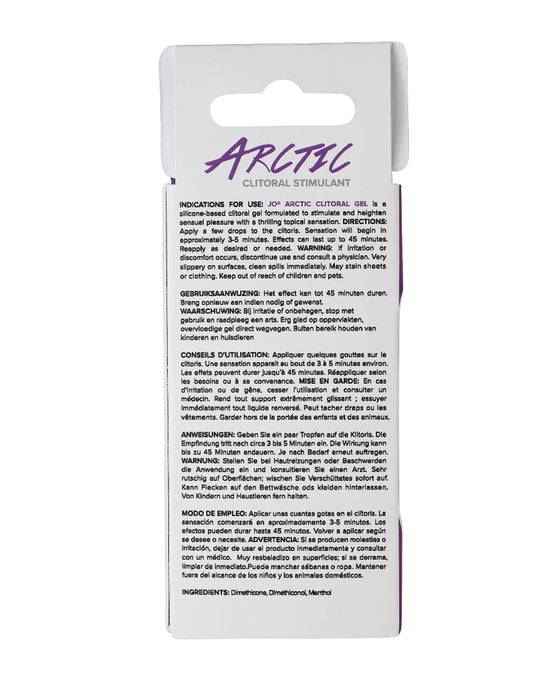 JO Arctic Clitoral Gel - Cooling Stimulant 0.34 oz