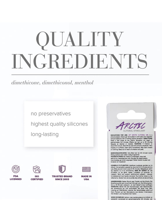 JO Arctic Clitoral Gel - Cooling Stimulant 0.34 oz