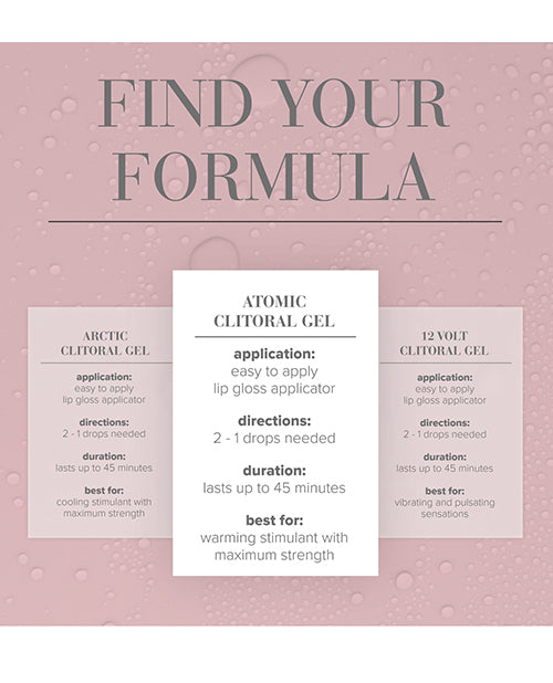 JO Atomic Clitoral Gel - Warming Stimulant 0.34 oz