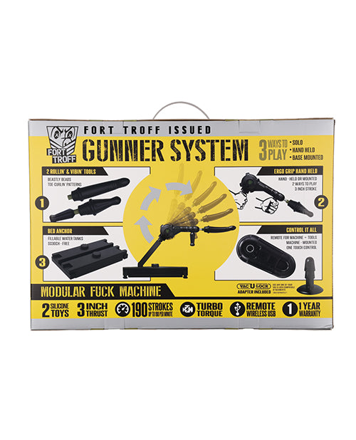 Fort Troff Gunner System 3 in 1 Fuck Machine - Drop Ship Only
