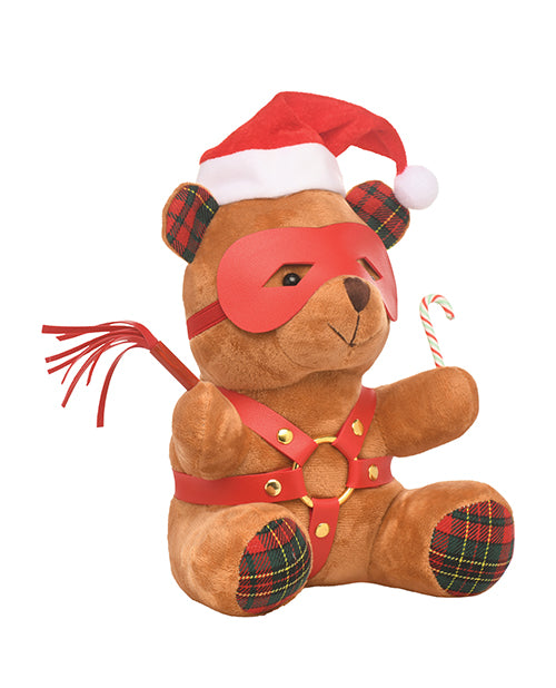 Master Series Holiday Bondage Teddy Bear Plush - Brown