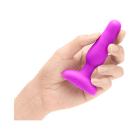 b-Vibe Novice Rechargeable Remote-Controlled Vibrating Silicone Anal Plug Fuchsia
