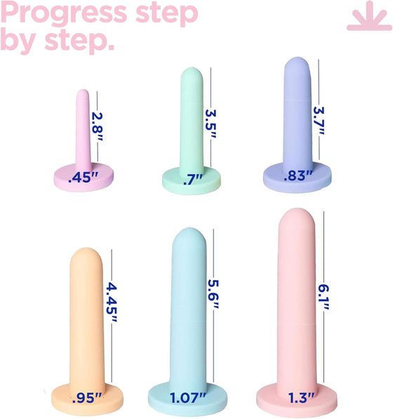 Gentle Touch Silicone Pelvic Wellness 6-Piece Complete Set