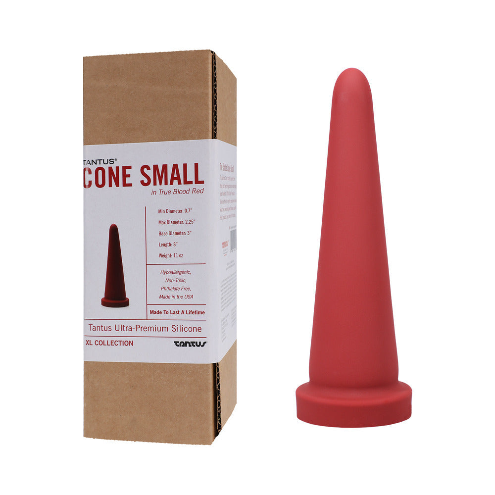 Tantus Cone Small Dildo Ruby (Box)