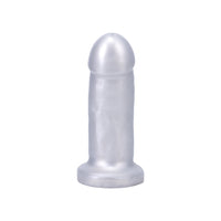 Tantus They/Them Super Soft Dildo Silver