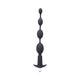 Tantus Vibrating Progressive Beads Vibrating Beaded Anal Plug Onyx