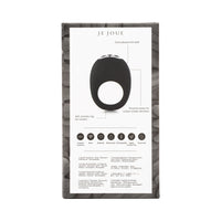 Je Joue Mio Rechargeable Vibrating Silicone Cock Ring Black