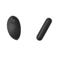 Love to Love Secret Panty 2 Rechargeable Vibrating Panty Set With Remote Black Onyx (box)