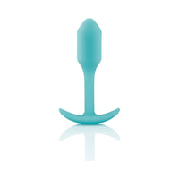 b-Vibe Snug Plug 1 Weighted Silicone Anal Plug Mint