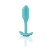 b-Vibe Snug Plug 1 Weighted Silicone Anal Plug Mint