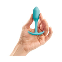 b-Vibe Snug Plug 1 Weighted Silicone Anal Plug Mint