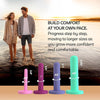 Bliss Comfort Silicone Pelvic Floor Trainer Kit –Soft & Flexible Design for Gentle Progression – Includes Bonus Bliss Glide ($8 Value) (4 Piece Set-Small)