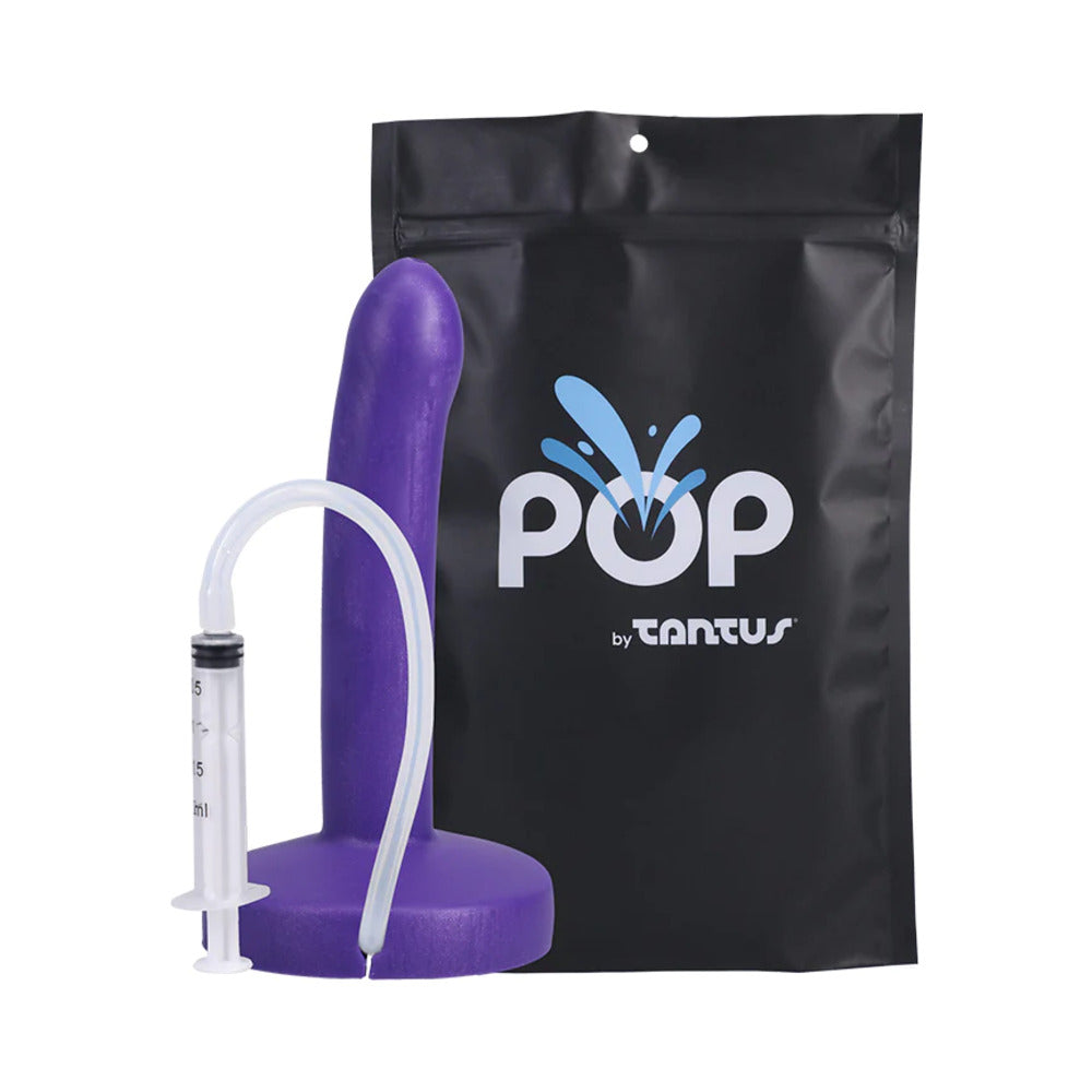 Tantus POP Slim Squirting Dildo Indiglow