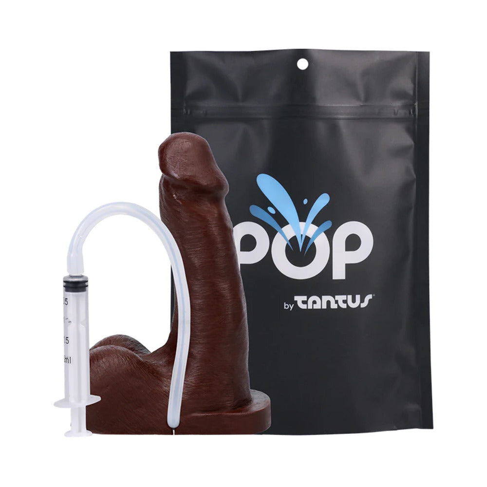 Tantus POP n' Play Squirting Packer Espresso