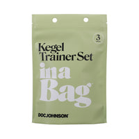 Doc Johnson Kegel Trainer Set In A Bag 3-Piece Silicone Pink