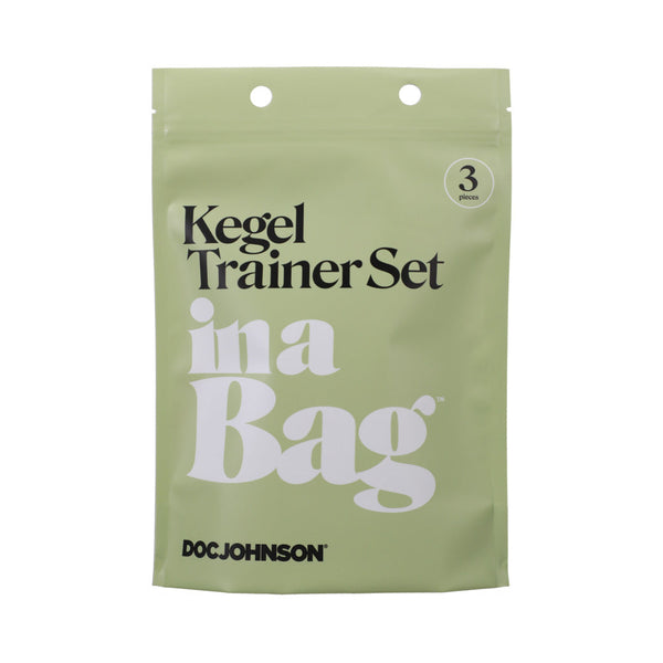 Doc Johnson Kegel Trainer Set In A Bag 3-Piece Silicone Pink