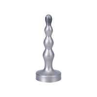 Tantus Ripple Small 8 in. Anal Beads Dildo Firm Silver