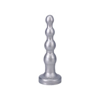 Tantus Ripple Large 8 in. Anal Beads Dildo Medium-Firm Silver