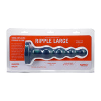 Tantus Ripple Large 8 in. Anal Beads Dildo Medium-Firm Malachite