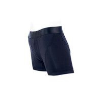 SpareParts Tomboii Rayon Boxer Briefs Harness Black Size 2XL