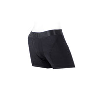SpareParts Tomboii Rayon Boxer Briefs Harness Black Size 3XL