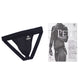 SpareParts Pete Freestyle Nylon Packing Jock Black Size XL