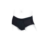 SpareParts Pete Briefs Nylon Packing Underwear Black Size M