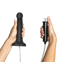 Strap-On-Me Squirting Cum Dildo Black Small (fluid not included)