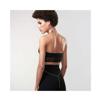 Bijoux Indiscrets Desir Metallique Mesh Collar Silver