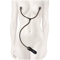 Merci Swell Auto Vibrating Nipple Sucker Cups Black