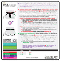 SpareParts Joque Cover Undwr Harness Black (Double Strap) Size A Nylon