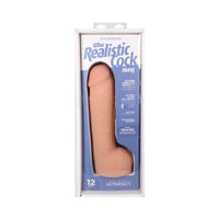 The Realistic Cock Hung 12 in. ULTRASKYN Vac-U-Lock Dildo Vanilla