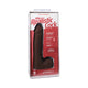 The Realistic Cock 9 in. ULTRASKYN Vac-U-Lock Dildo with Balls Chocolate