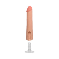 The Realistic Cock 9 in. ULTRASKYN Vac-U-Lock Dildo Vanilla