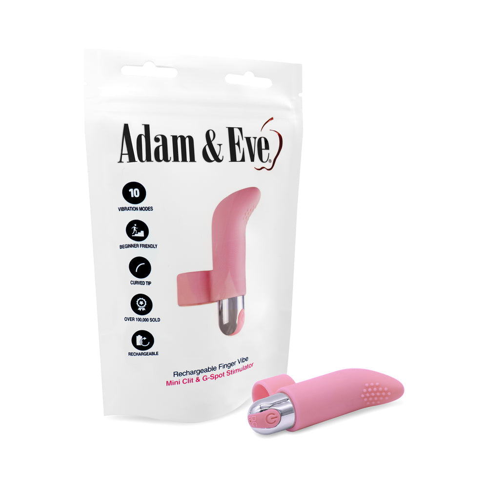 Adam & Eve Silicone Rechargeable Finger Vibe