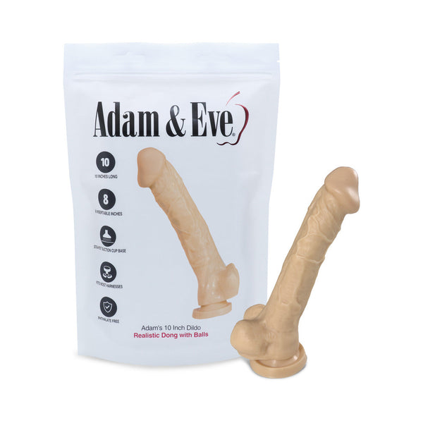 Adam & Eve Adam's Cock 10 in. Dildo