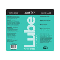 Adam & Eve Water-Based Lubricant 8 oz.