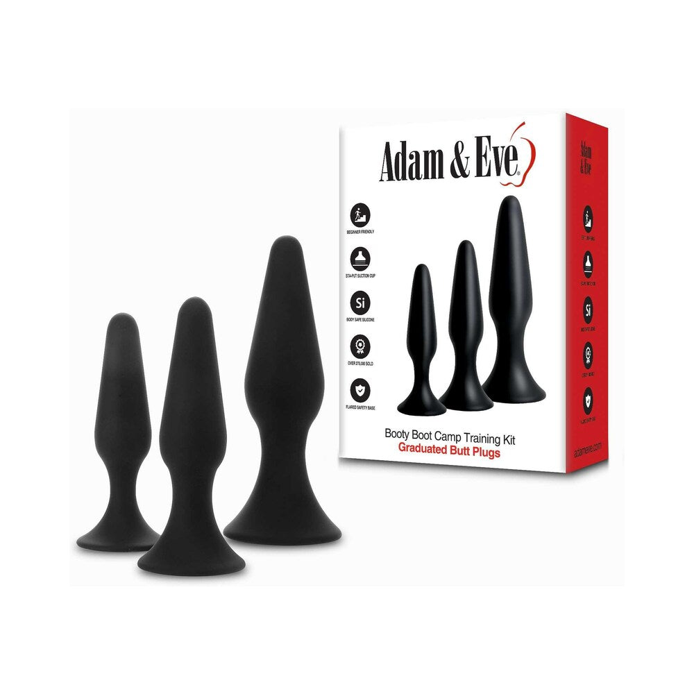 Adam & Eve Booty Boot Camp Anal Plug Training Kit