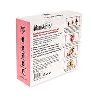 Adam & Eve Rose Gold Pink Heart Anal Plug Training Set
