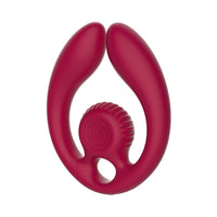 SVibe Snail GIZI Duo Couples Stimulator Burgundy
