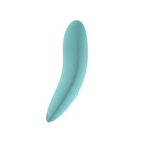 Spectrum Essentials Rechargeable Silicone Compact External Vibrator Blue