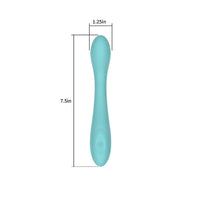 Spectrum Essentials Rechargeable Silicone G-Spot Vibrator Blue