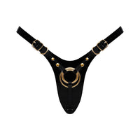 Strap-On-Me Leatherette Harness Fabulous One Size Black Glossy